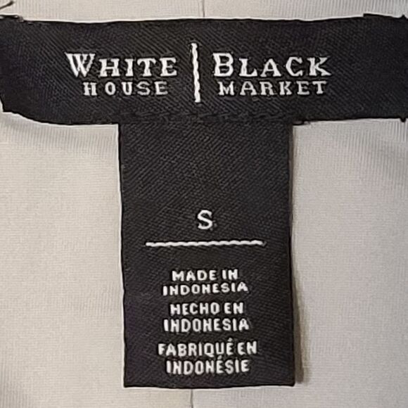 WHBM Asymmetrical Grey Silver Tunic Small - Picture 4 of 5